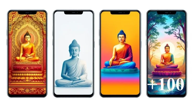 lord Buddha Mobile Background