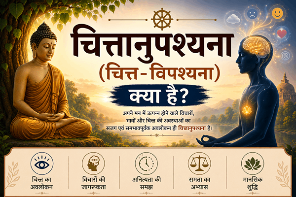 चित्तानुपश्यना (चित्त-विपश्यना): जब मैंने अपने मन के विचारों को देखना शुरू किया
