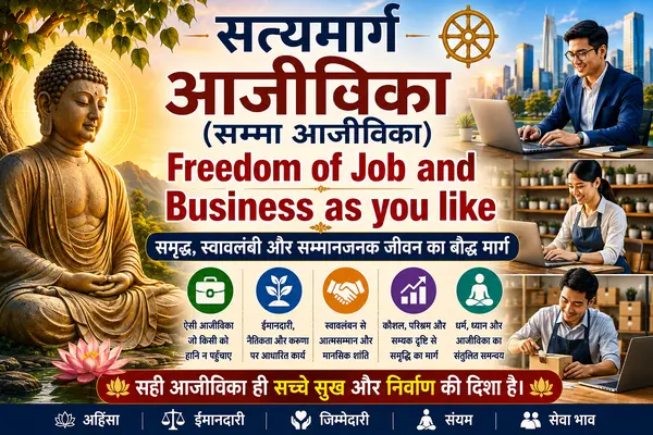सत्यमार्ग आजीविका (सम्मा आजीविका): सम्मानजनक जीवन का बौद्ध मार्ग