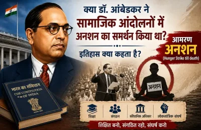 क्या डॉ. भीमराव आंबेडकर सामाजिक आंदोलनों में अनशन के पक्षधर थे? इतिहास के दस्तावेज़ क्या बताते हैं