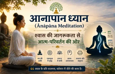 आनापान ध्यान (Ānāpāna Meditation): विधि और संपूर्ण जानकारी