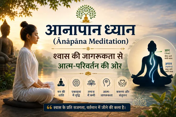 आनापान ध्यान (Ānāpāna Meditation): विधि और संपूर्ण जानकारी