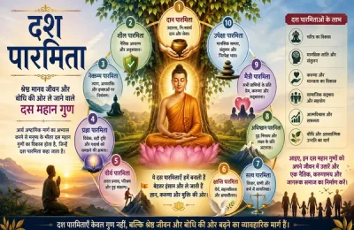 भगवान बुद्ध की दस पारमिताएँ (दश पारमिता)
